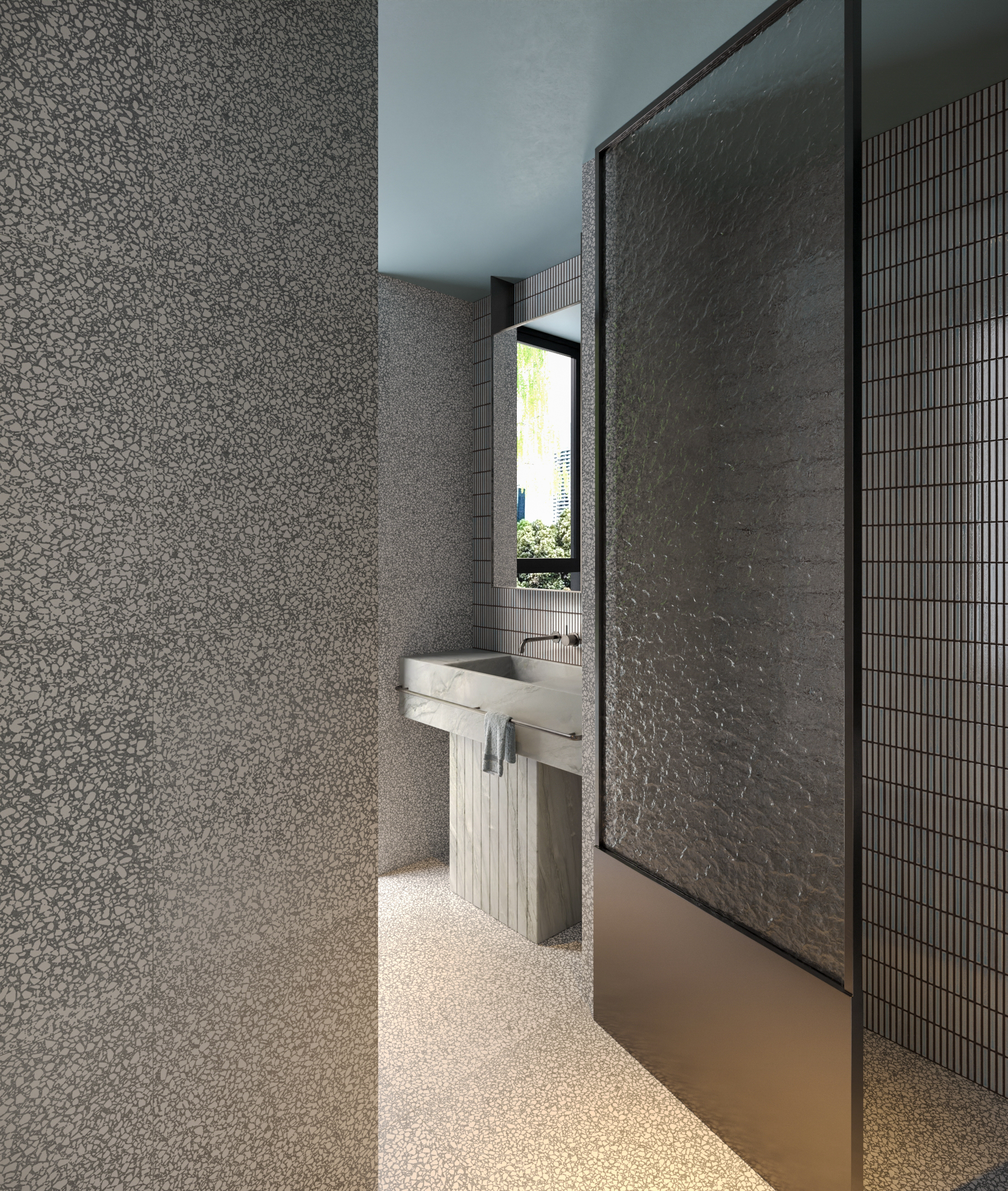 Flagstaff Lane Powder Room — view 7