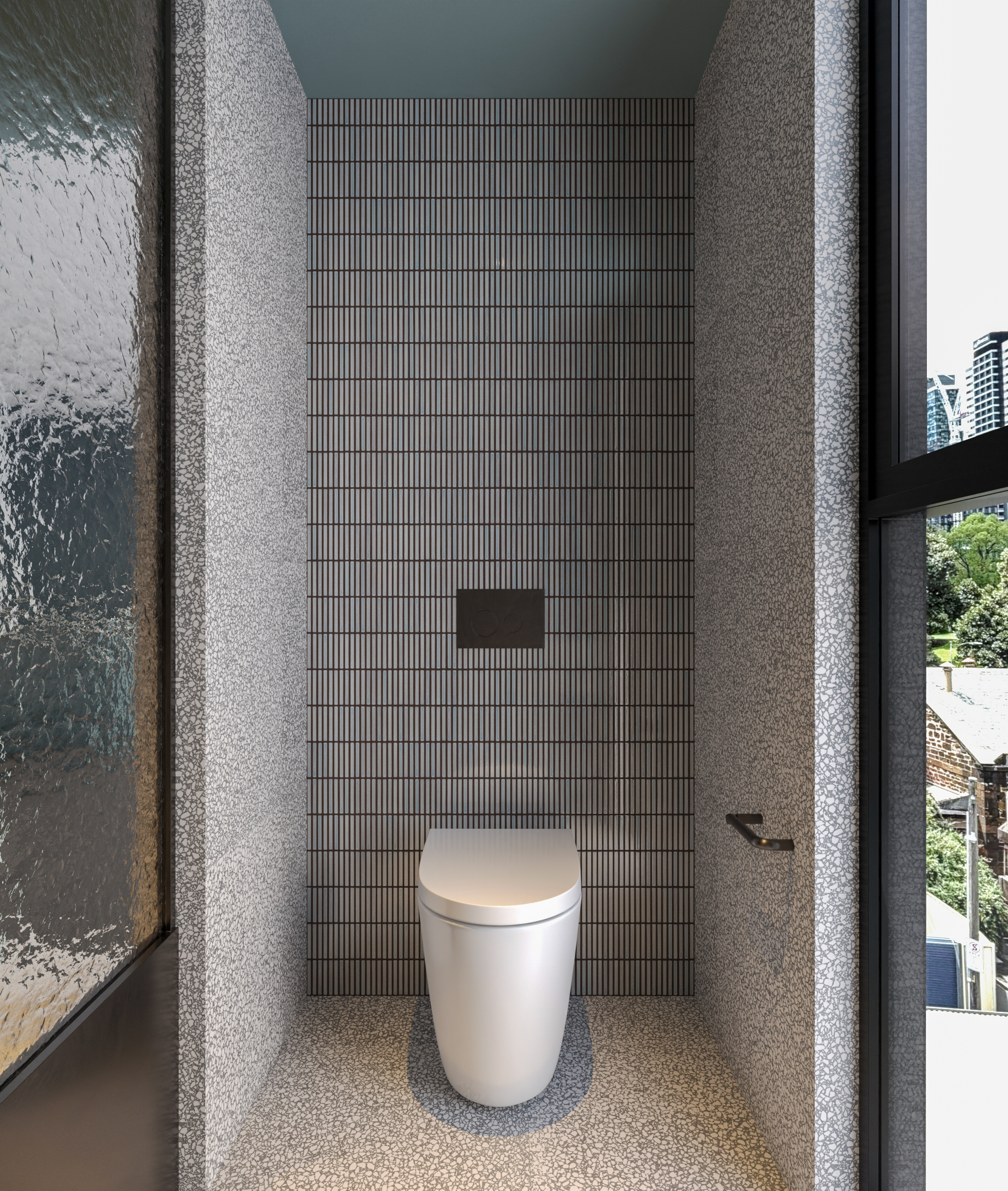 Flagstaff Lane Powder Room — view 8